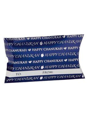 Happy Chanukah Gift Card Holder Box Blue silver Rite Lite  Single box